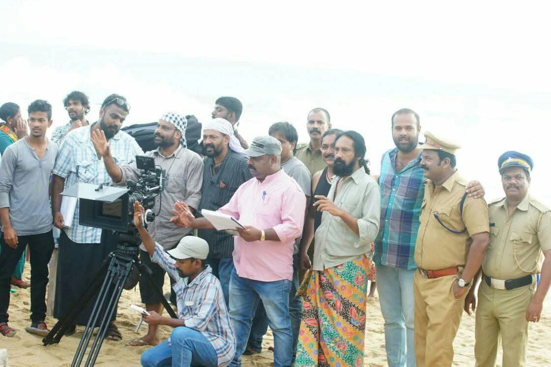 On location by the sea
