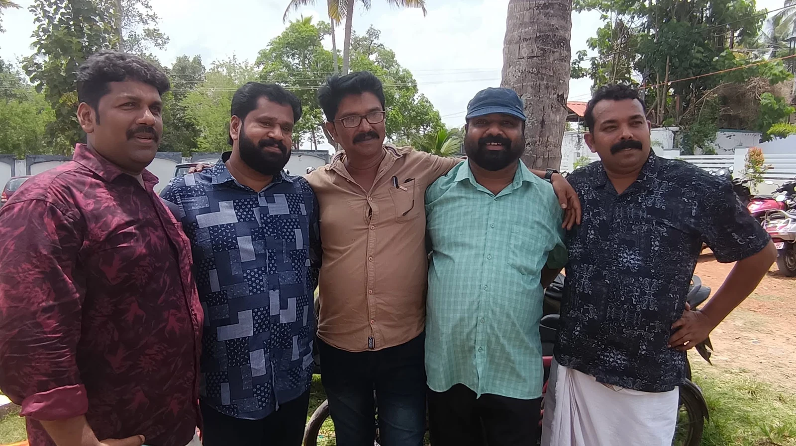 Vyasan Sajeev at a reunion with childhood friends